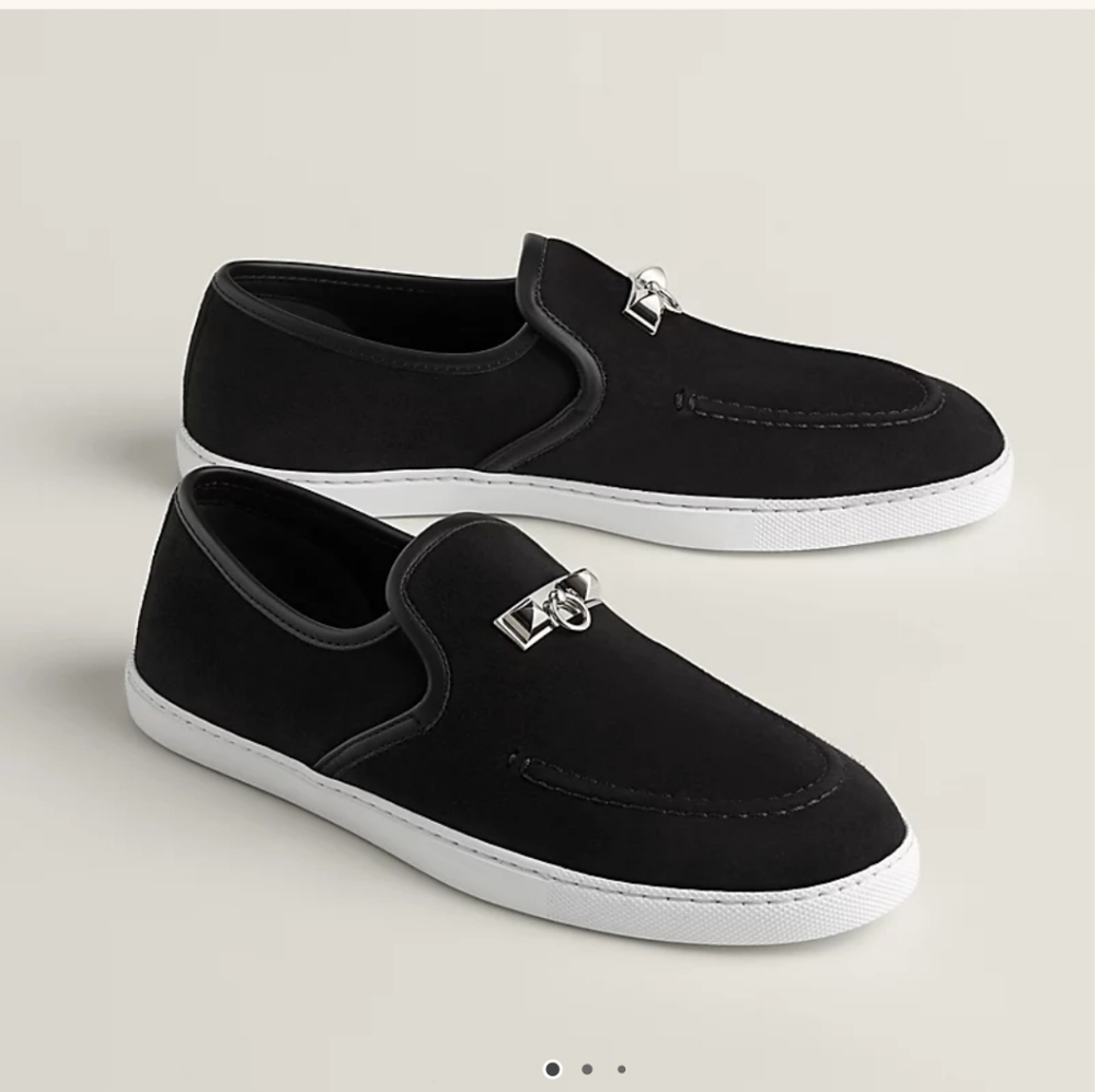 Hermes Mocassins Jour Black